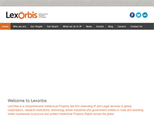 Tablet Screenshot of lexorbis.com
